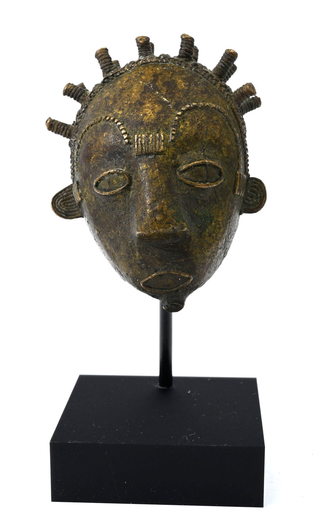 Baule Cast Bronze Miniature Maskette