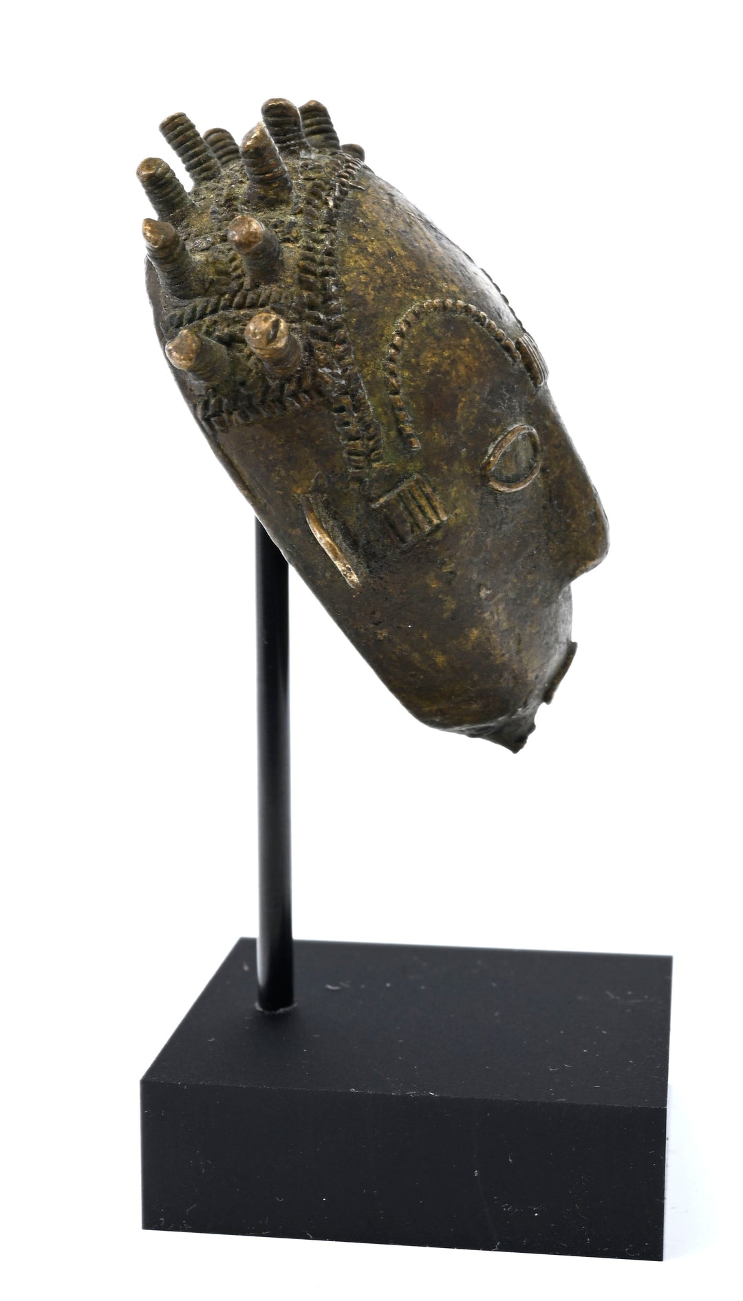 Baule Cast Bronze Miniature Maskette