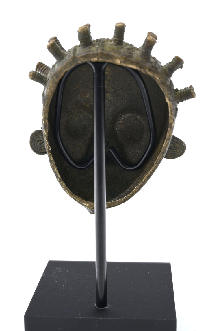 Baule Cast Bronze Miniature Maskette