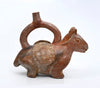 Moche Terracotta Llama Stirrup Vessel