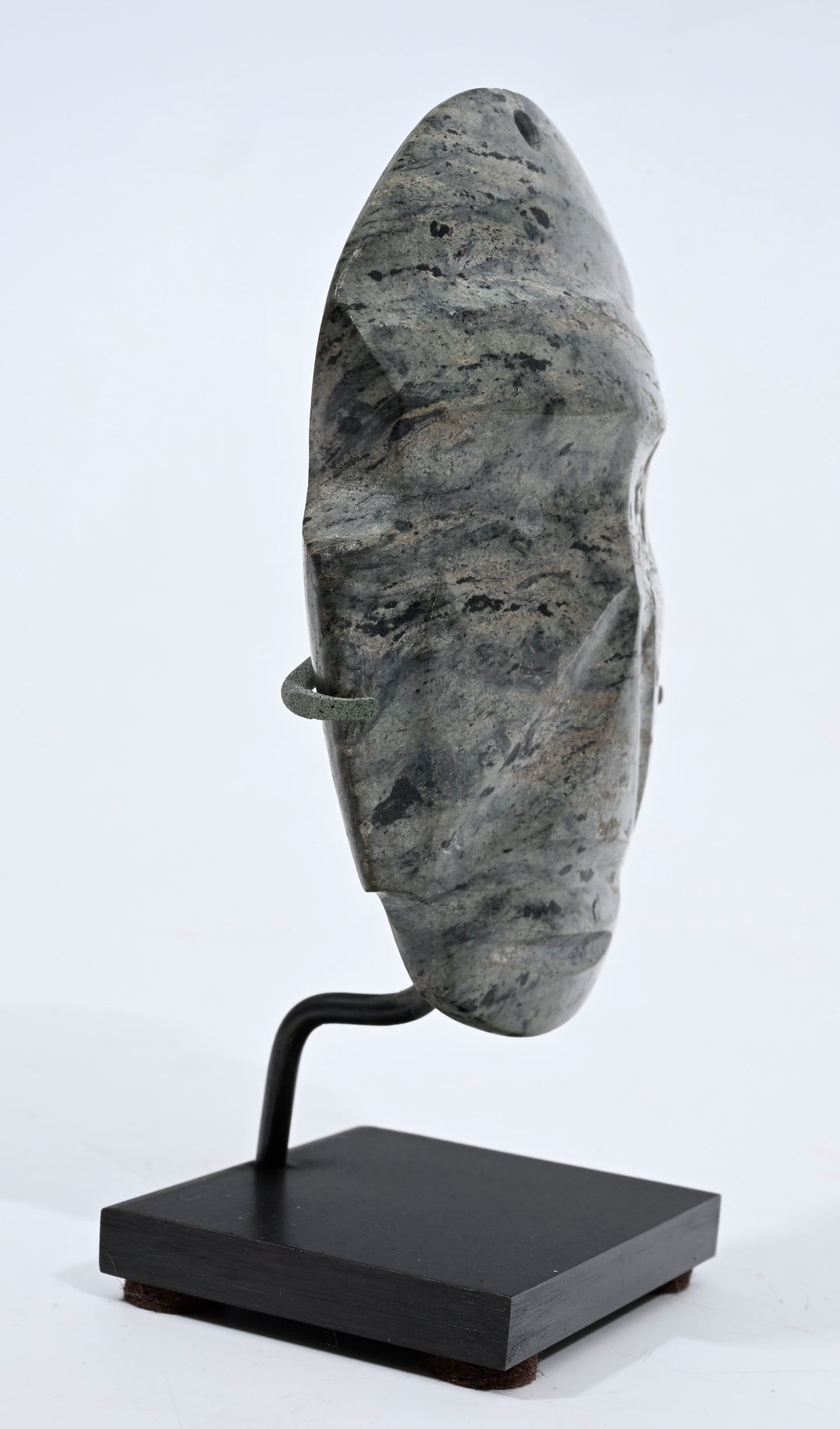 Pre-Columbian Mezcala Guerrero Serpentine Stone Masket