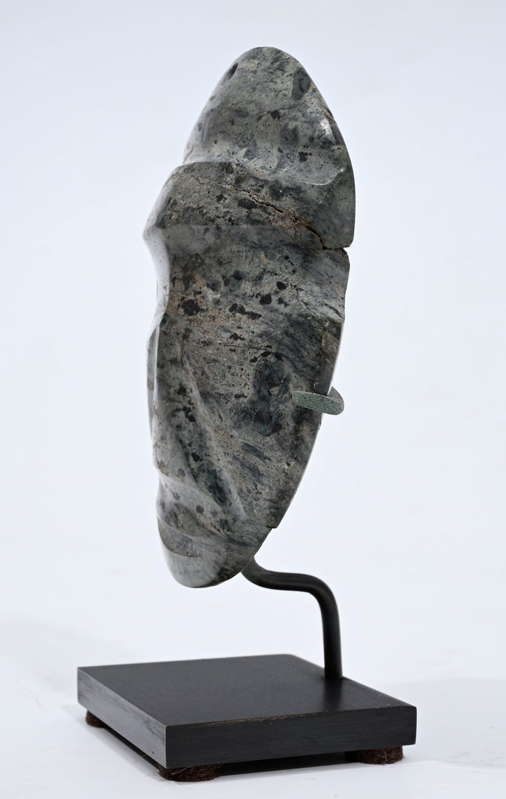 Pre-Columbian Mezcala Guerrero Serpentine Stone Masket