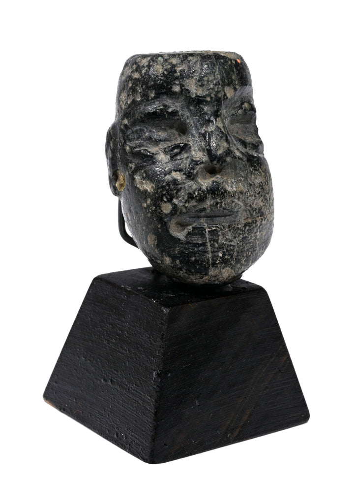 Pre-Columbian Olmec Stone Head Fragment