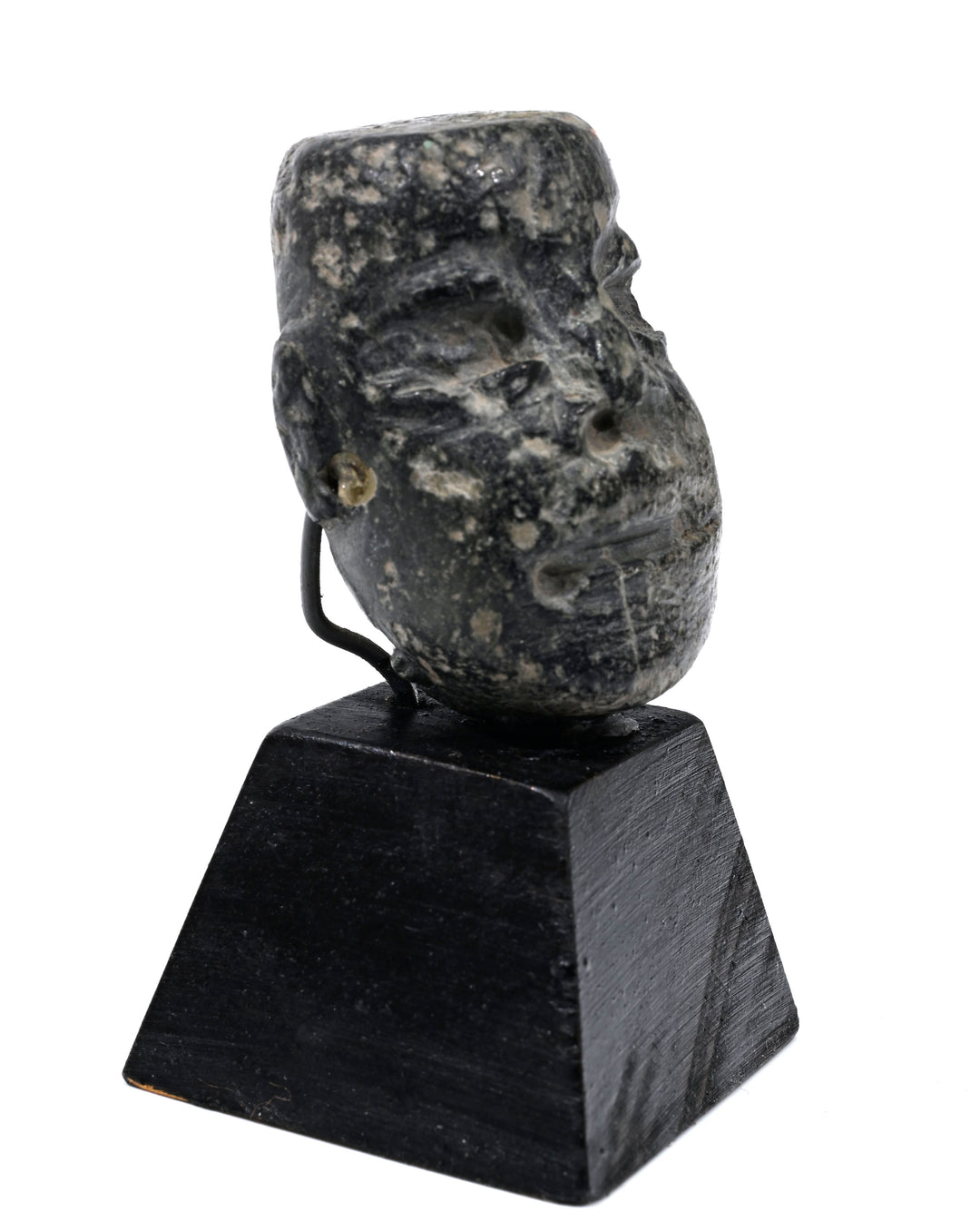 Pre-Columbian Olmec Stone Head Fragment