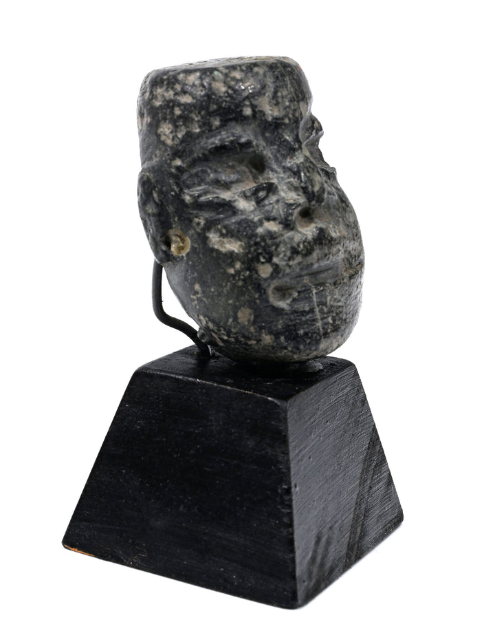 Pre-Columbian Olmec Stone Head Fragment