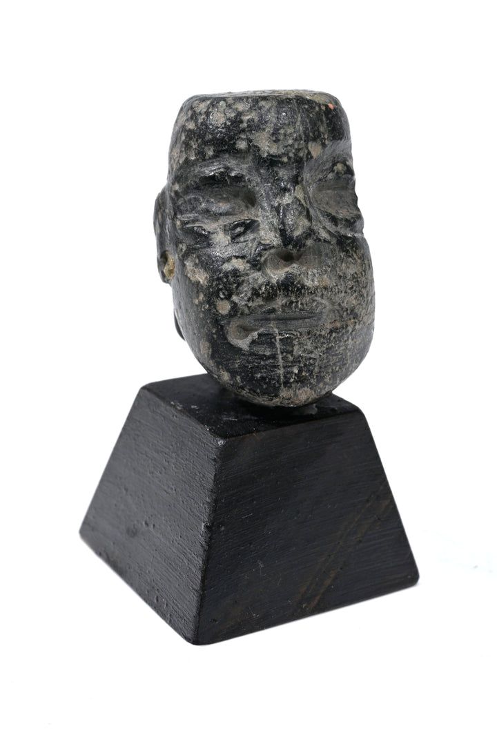Pre-Columbian Olmec Stone Head Fragment