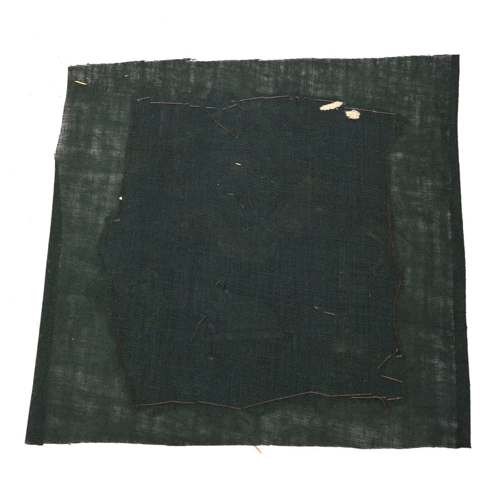 Pre-Columbian Chancay Textile Panel with Warrior-Deity Holding Trophy Heads