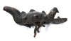 African Cast Bronze Crocodile Figure with Hollow Belly Cavity