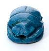 Egyptian Turquoise Blue Glaze Steatite Scarab for Amon Ra