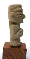 Pre-Columbian Mixtec Carved Greenstone Amuletic Pinata Figure