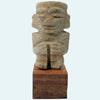 Pre-Columbian Mixtec Carved Greenstone Amuletic Pinata Figure
