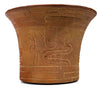 Pre-Columbian Chavin Deity Incised Ritual Vessel