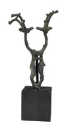 Ancient Luristan Bronze Openwork Heraldic Finial