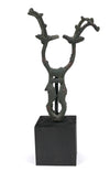 Ancient Luristan Bronze Openwork Heraldic Finial