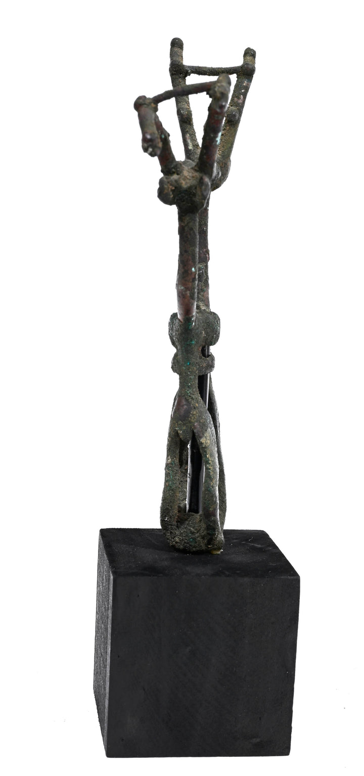 Ancient Luristan Bronze Openwork Heraldic Finial