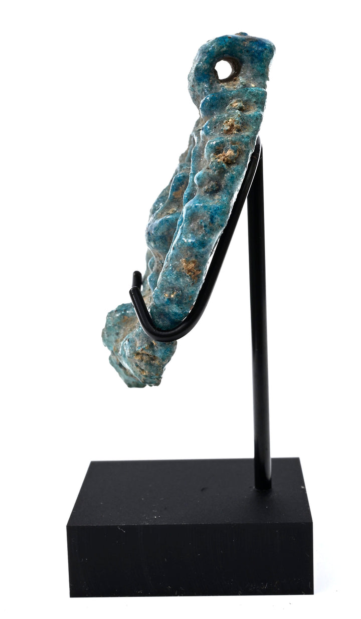 Persian Blue Frit Circular Bird Pendant