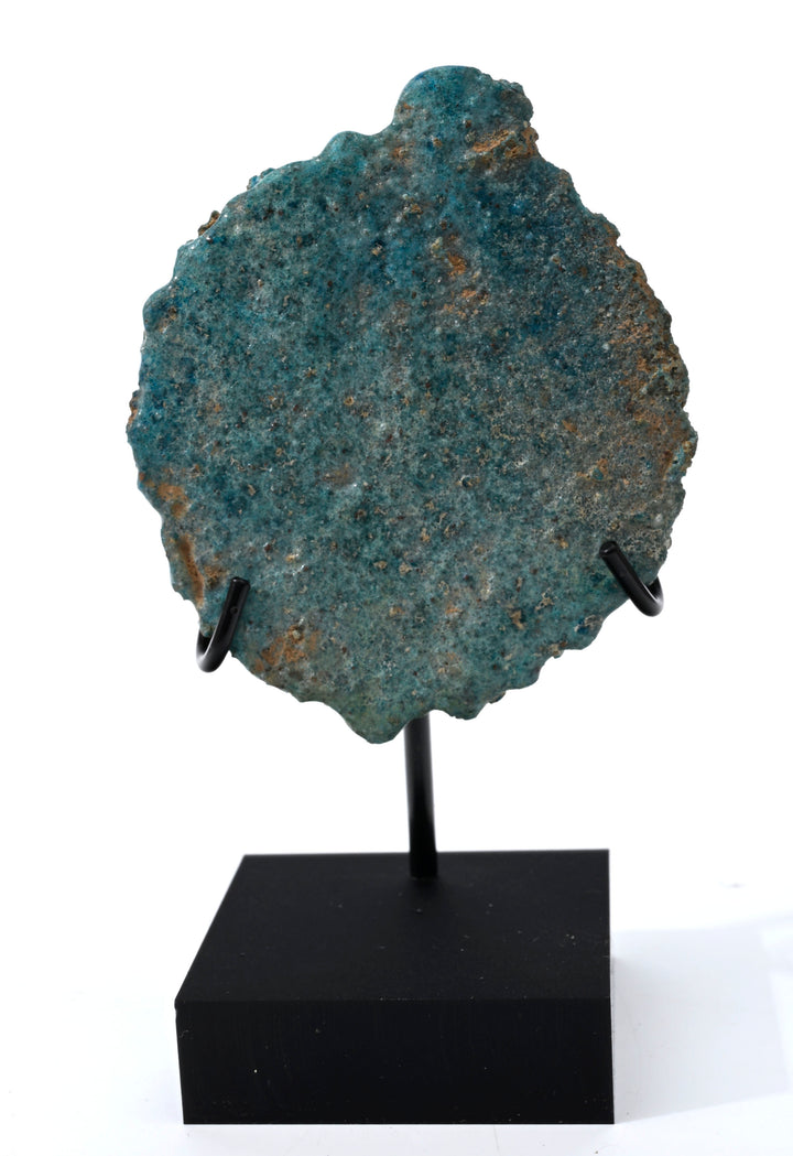 Persian Blue Frit Circular Bird Pendant
