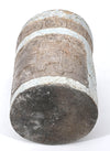 Maya Ceramic Cylinder Vessel with Stucco Decoration and Incised Glyphs