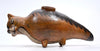Pre-Columbian Nazca Polychrome Pottery Feline Effigy Vessel