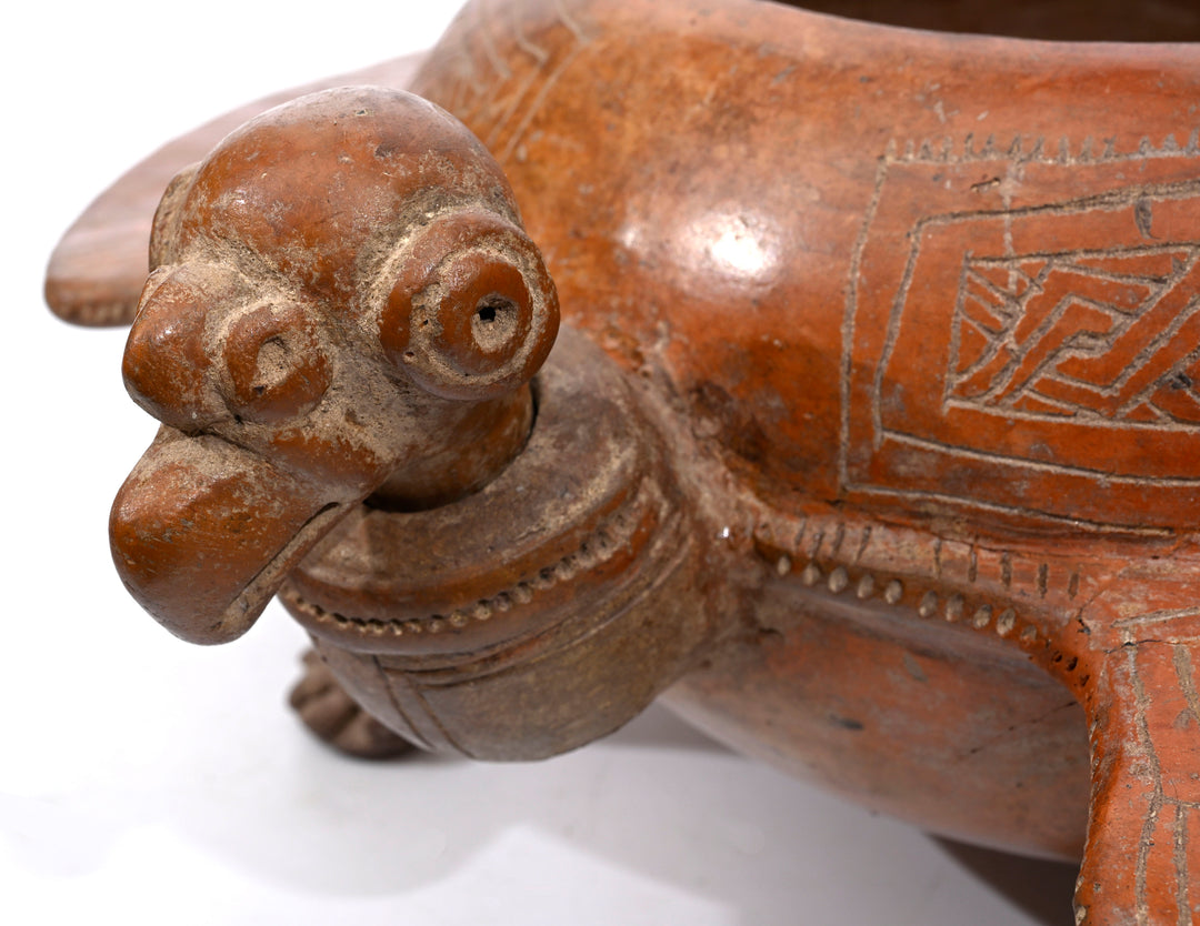Pre-Columbian Costa Rica Avian Effigy Tripod Vessel