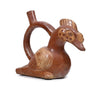 Moche Pottery Bird Formed Stirrup Vessel