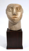 Ancient South Arabian Marble Votive Head
