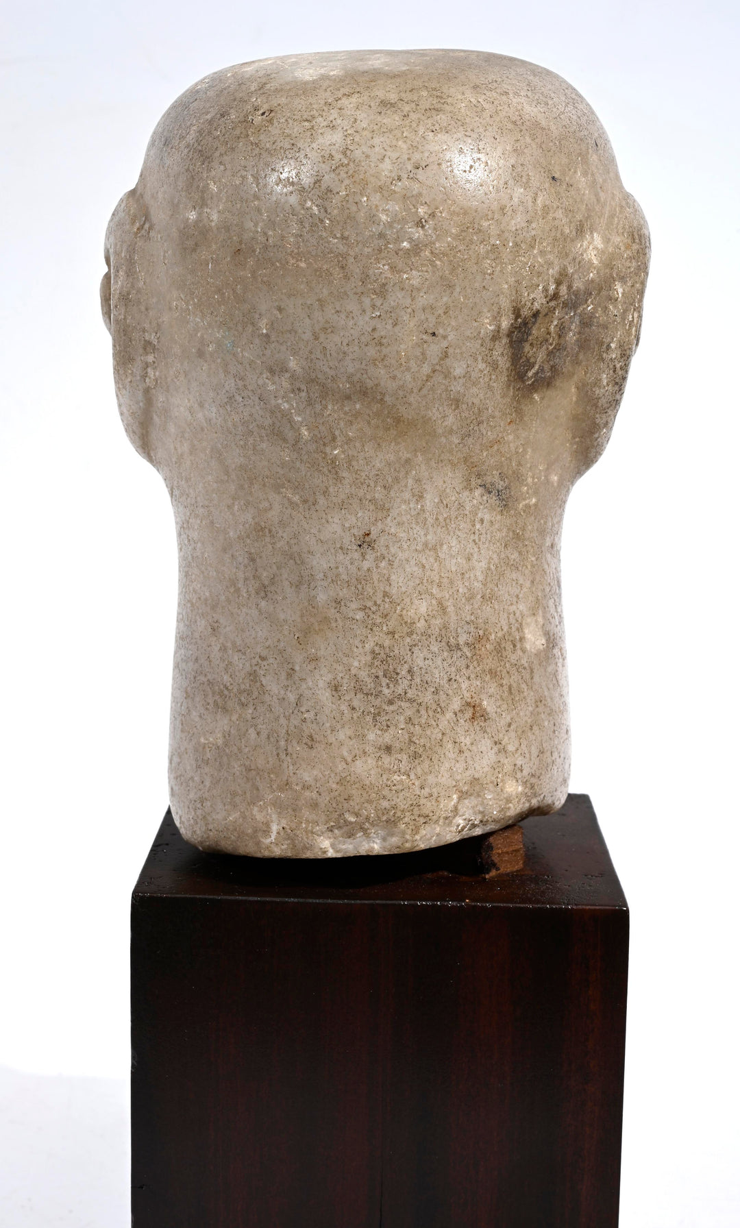 Ancient South Arabian Marble Votive Head
