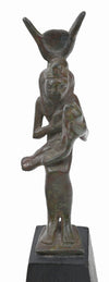 Ancient Egyptian Bronze Isis Lactans - Isis Nursing the Infant Horus