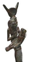 Ancient Egyptian Bronze Isis Lactans - Isis Nursing the Infant Horus