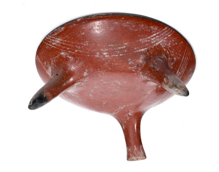 Mixtec or Mixteca-Puebla Ceremonial Tripod Bowl