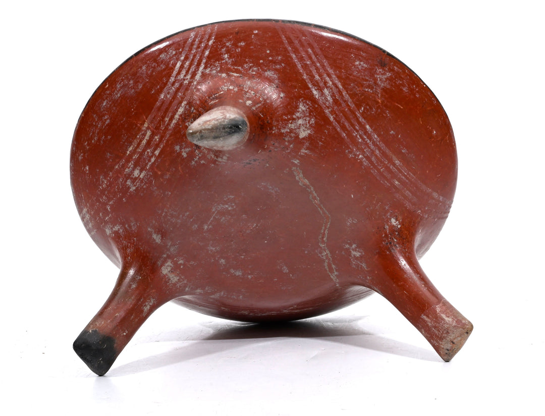 Mixtec or Mixteca-Puebla Ceremonial Tripod Bowl