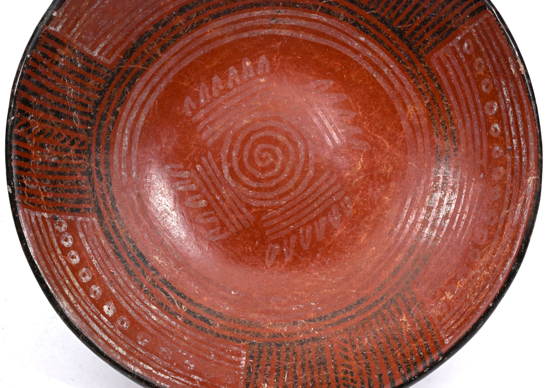 Mixtec or Mixteca-Puebla Ceremonial Tripod Bowl