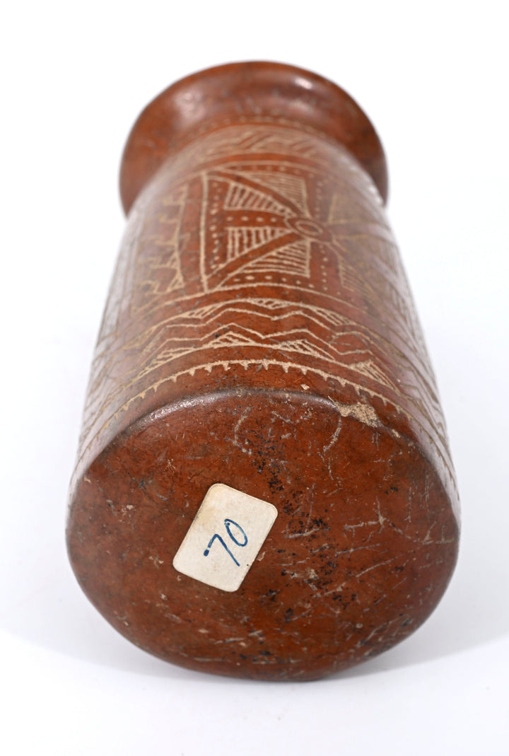Guanguala Burnished and Incised Pottery Vessel
