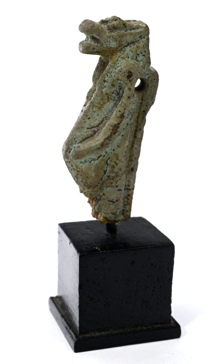 Egyptian Faience Amulet of the Goddess Taweret