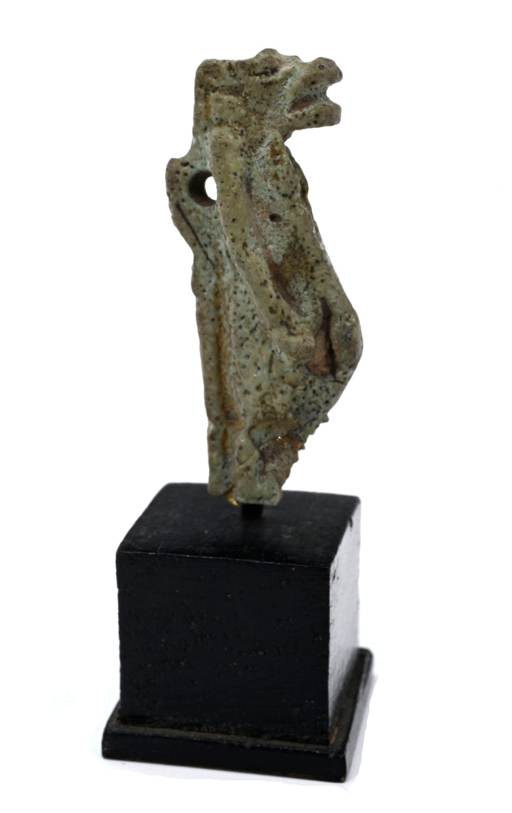 Egyptian Faience Amulet of the Goddess Taweret