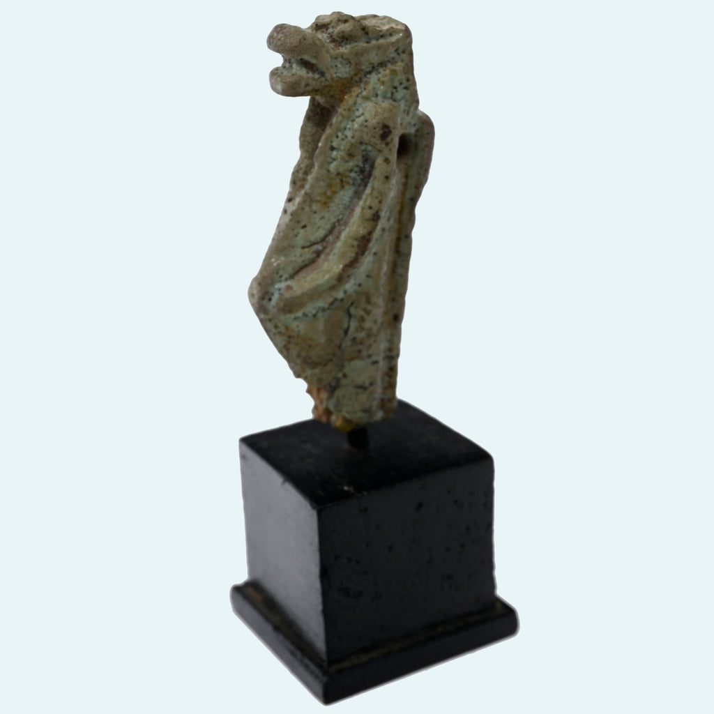 Egyptian Faience Amulet of the Goddess Taweret