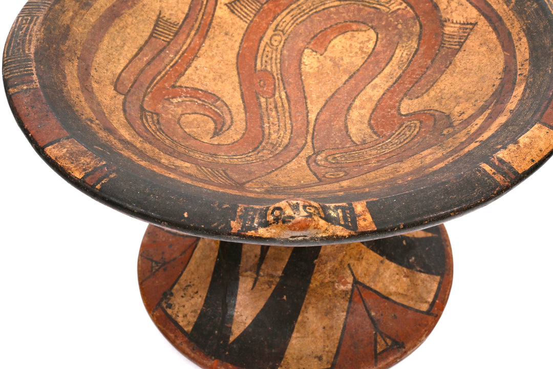 Pre Columbian Coclé Long Necked Fruitera