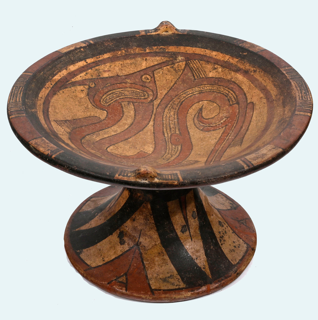 Pre Columbian Coclé Long Necked Fruitera