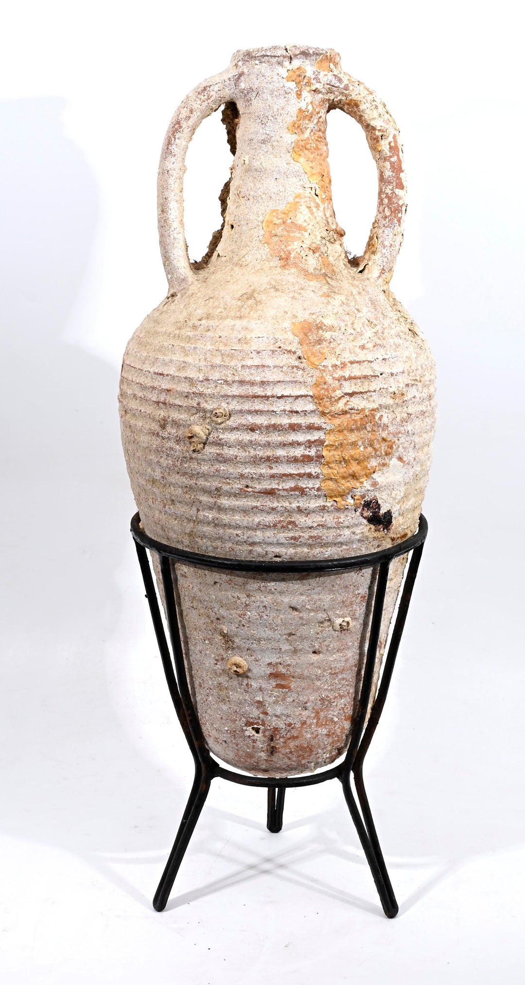 Ancient Roman Sea-Salvage Pottery Amphora