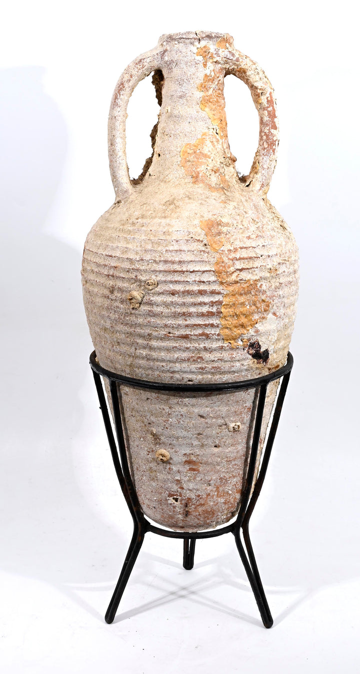 Ancient Roman Sea-Salvage Pottery Amphora