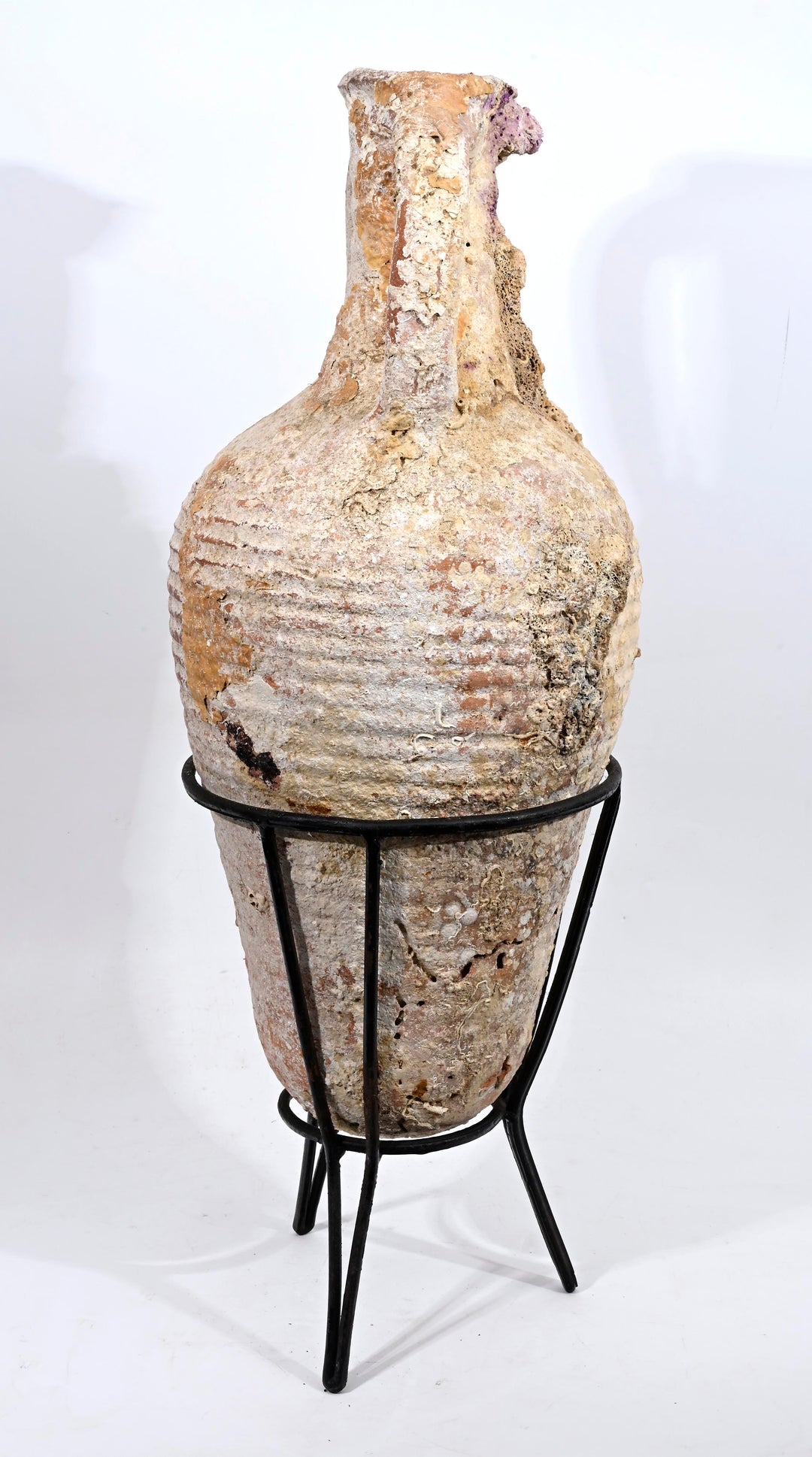 Ancient Roman Sea-Salvage Pottery Amphora