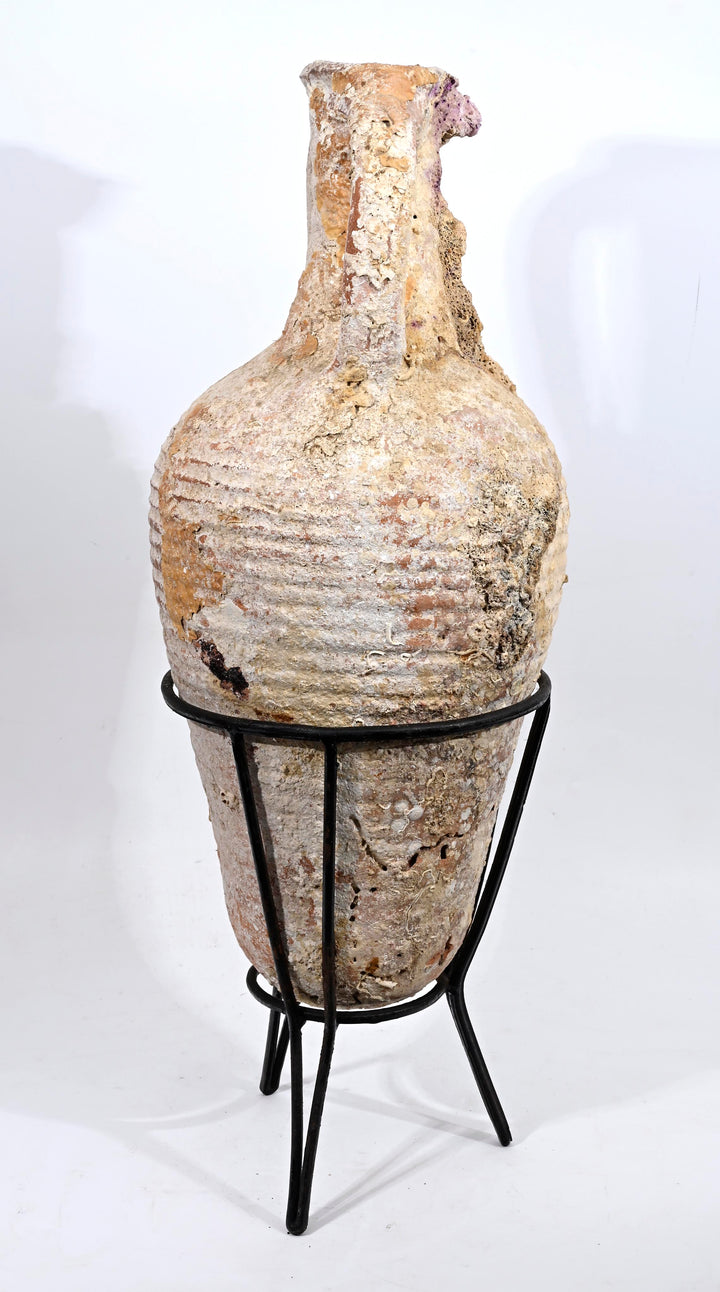 Ancient Roman Sea-Salvage Pottery Amphora