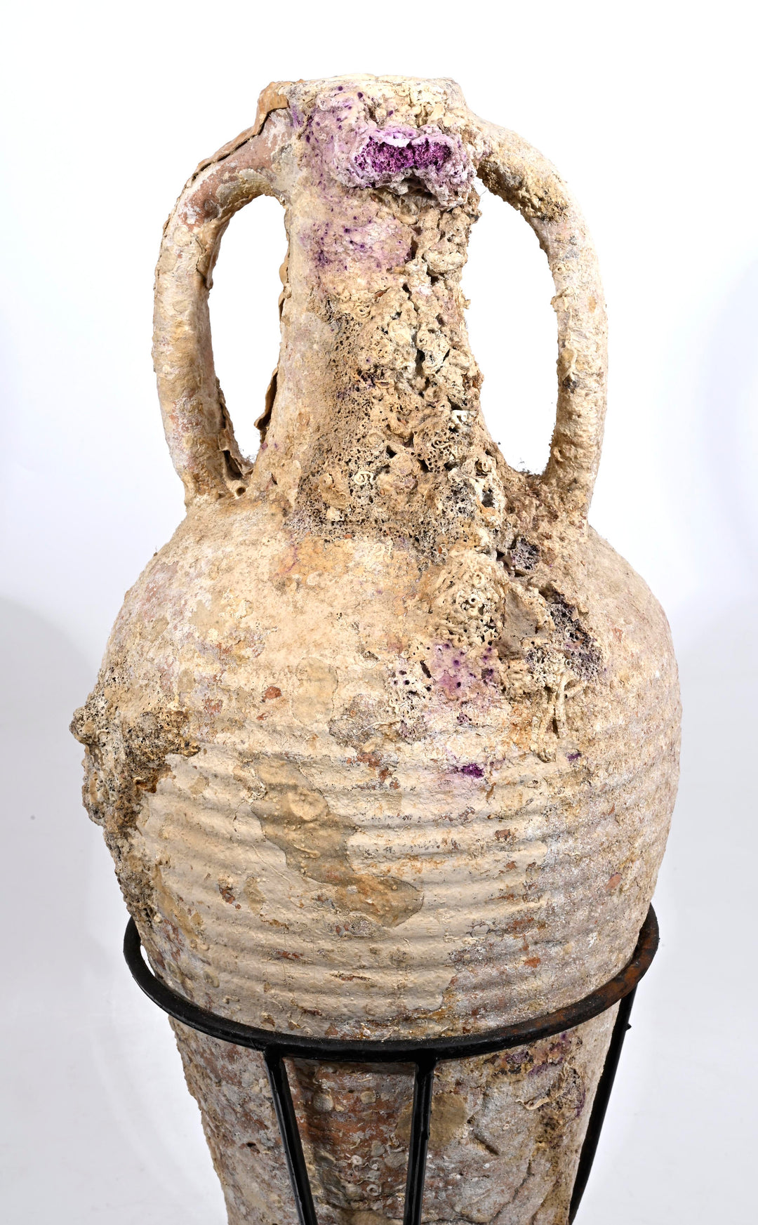 Ancient Roman Sea-Salvage Pottery Amphora
