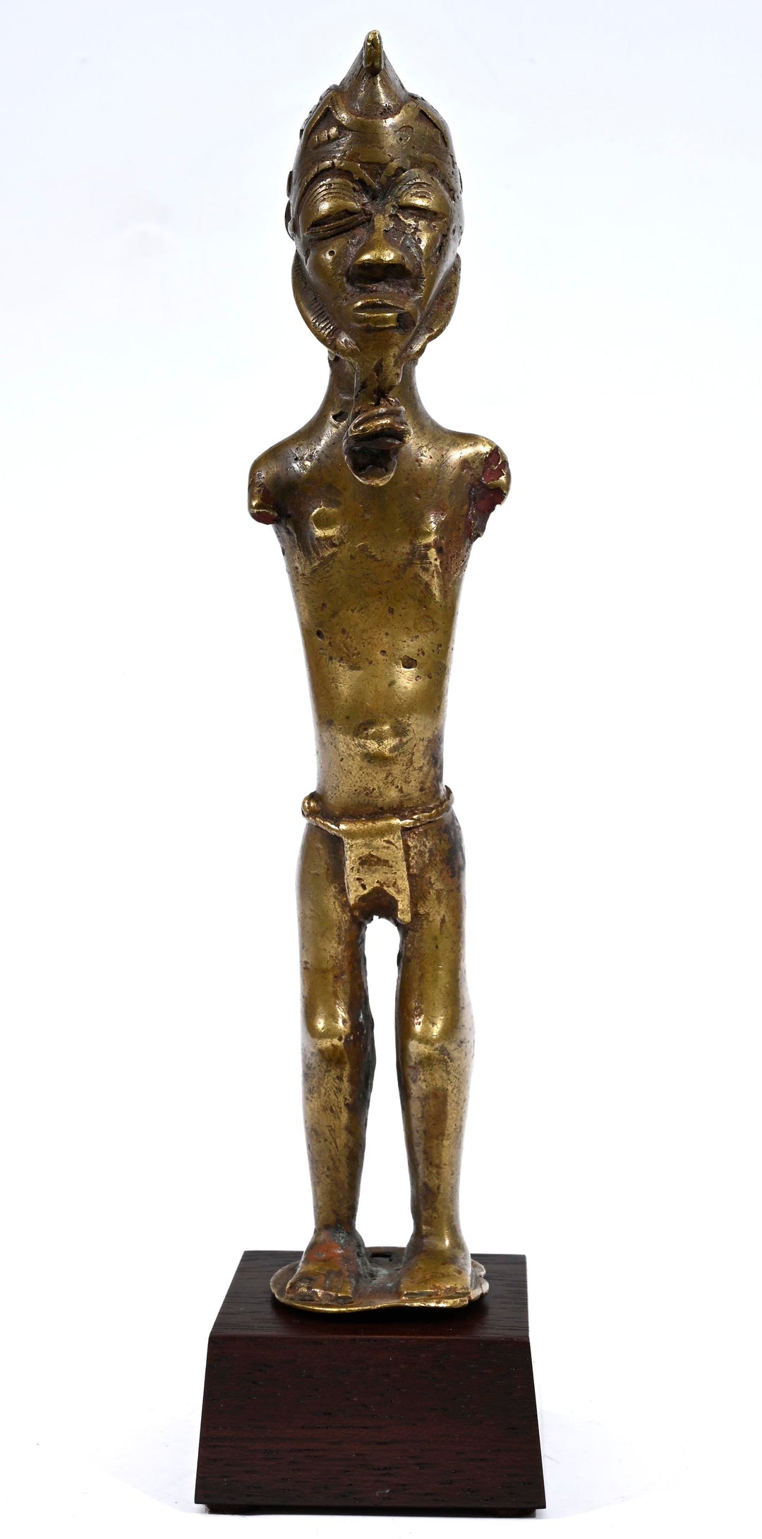 Baule Cast Bronze Miniature Male Figure
