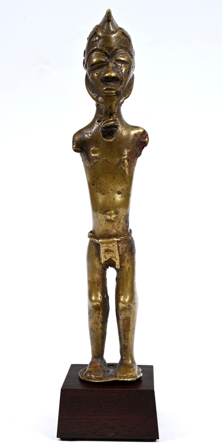 Baule Cast Bronze Miniature Male Figure