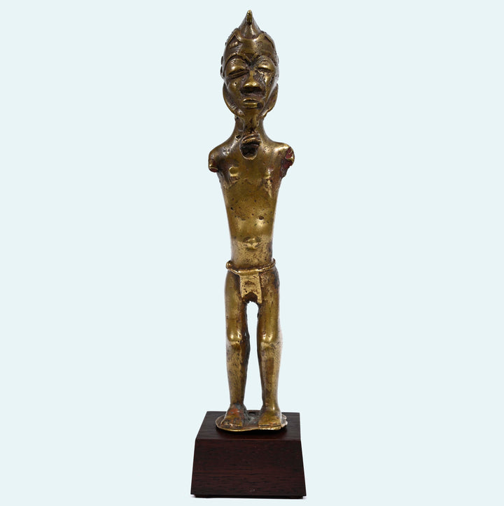 Baule Cast Bronze Miniature Male Figure