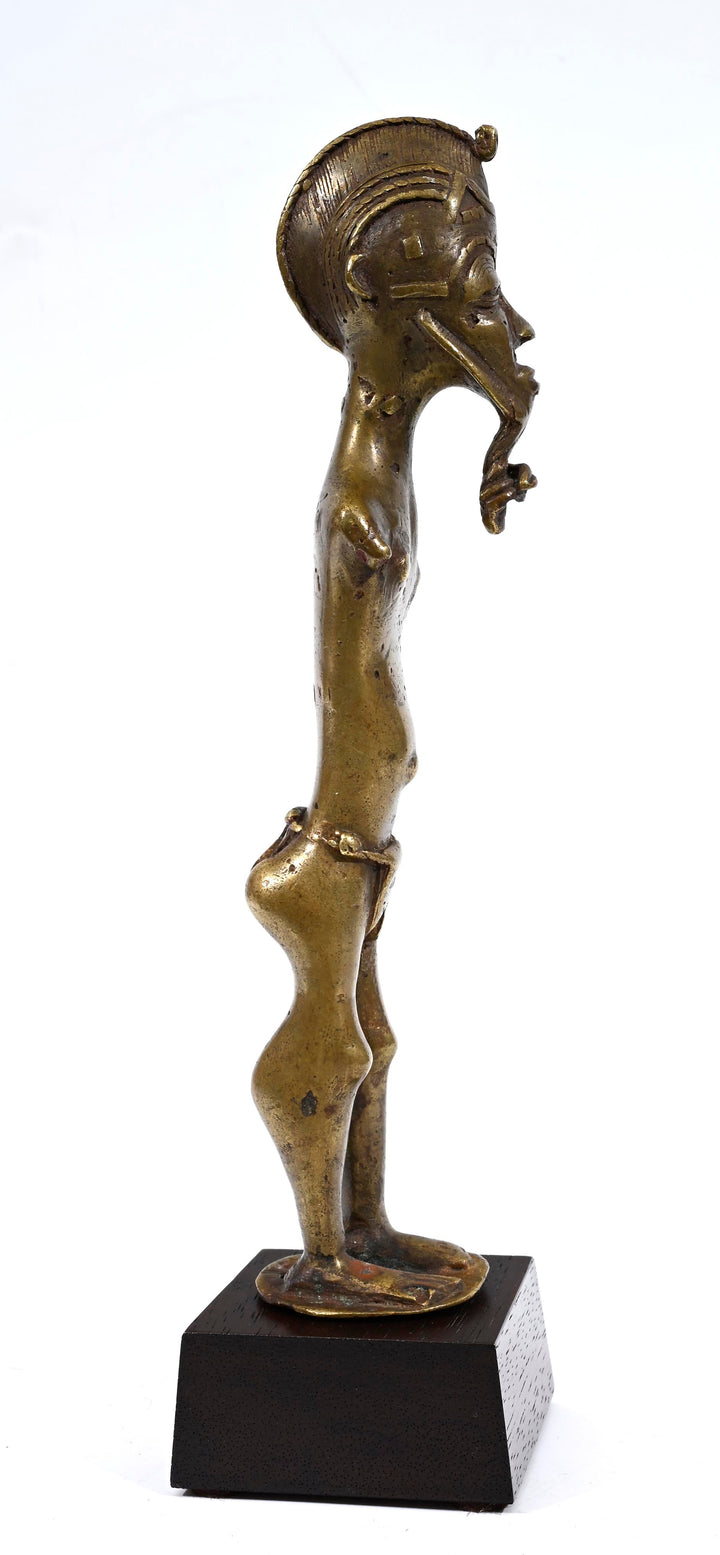 Baule Cast Bronze Miniature Male Figure