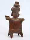 Nayarit Seated Female Figure with Lobed Jar