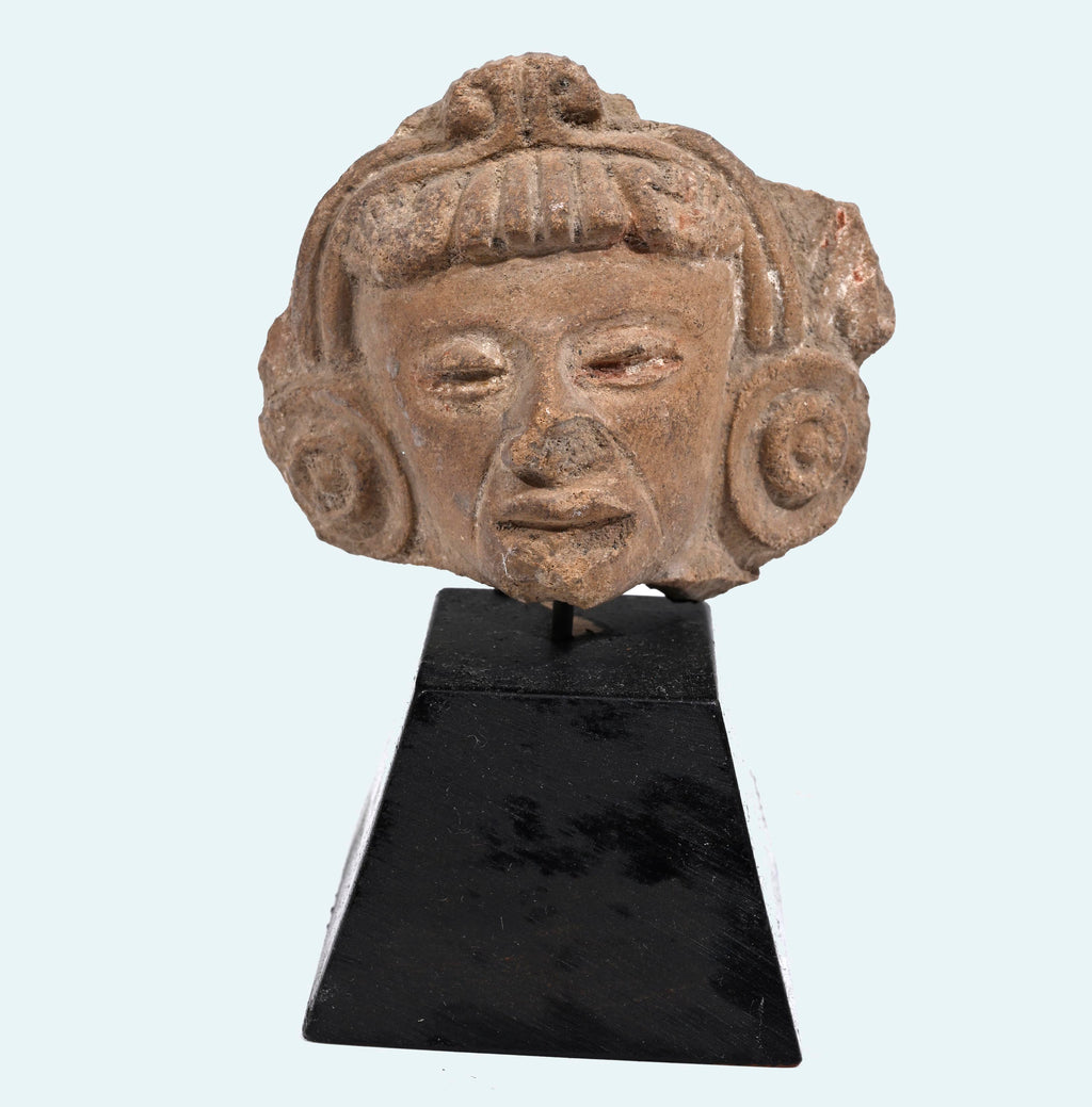 Pre-Columbian Maya Pottery Head