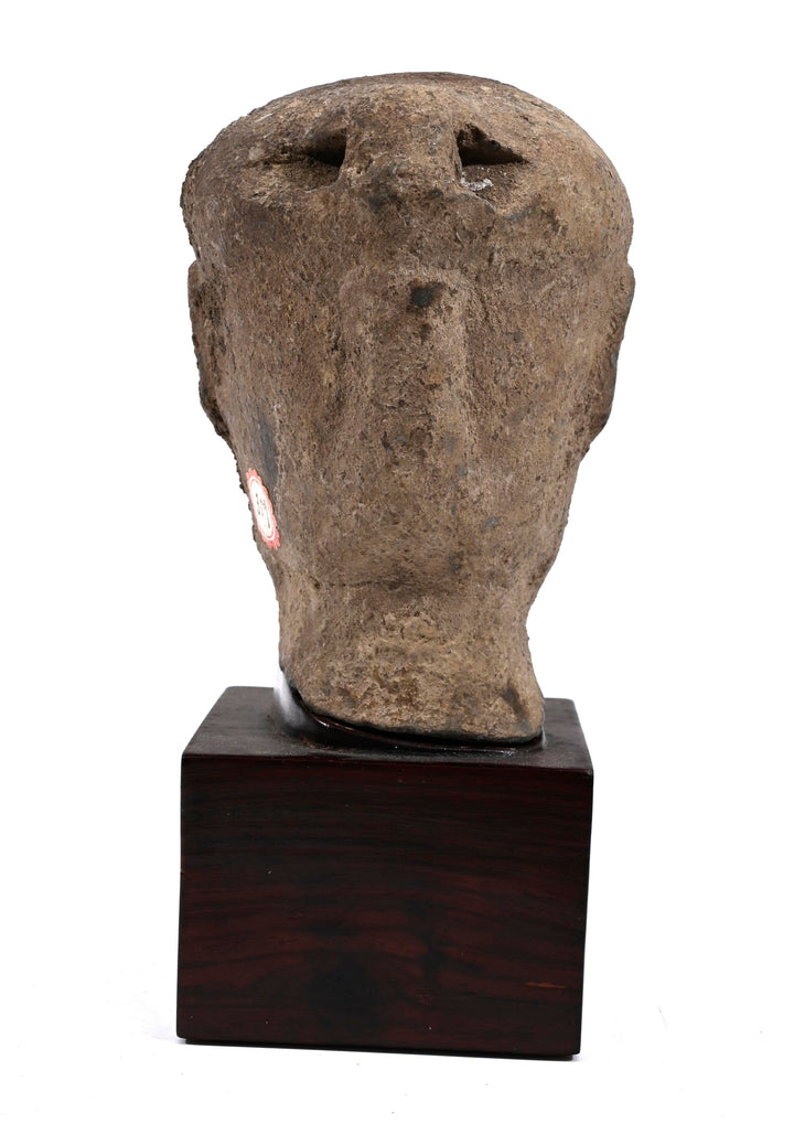 Han Dynasty Chinese Pottery Head of a Man